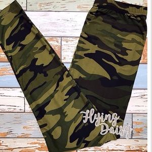 Premium Green Camo Leggings Camouflage
